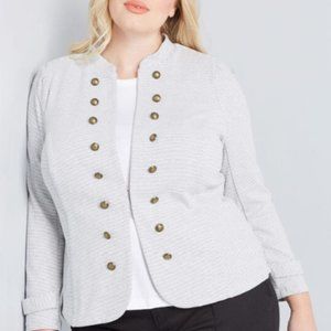 Modcloth Glam Believer Knit Jacket Blazer